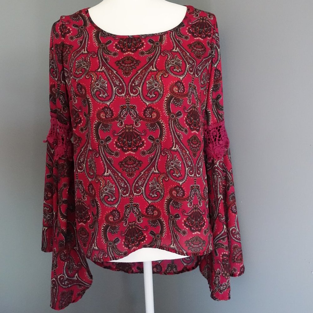 Long sleeve blouse